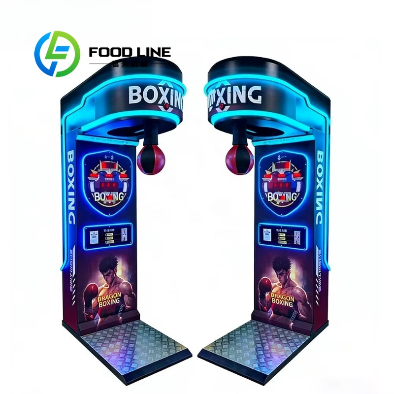 Boxing Machine Arcade - 디지털 점수판이 있는 복서 펀칭 게임기,