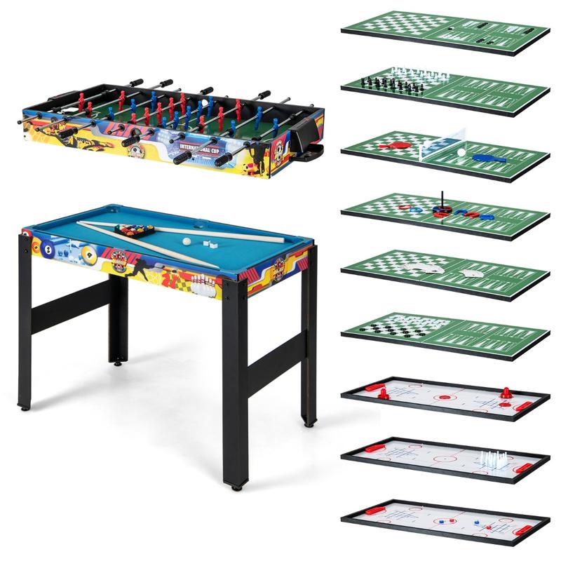 12가지 게임이 가능한 콤보 게임 테이블 세트 (풋볼, - Air Hockey Table 리뷰 및 가격